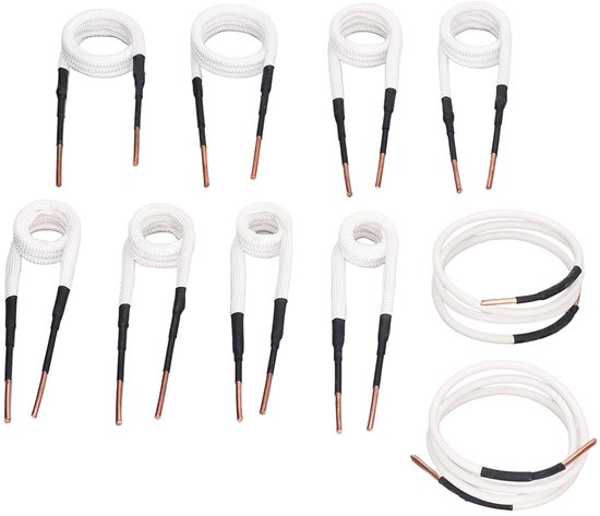 10 Stuks Inductieverwarming Verwijderingsspoel van Messing Kern Draad - Accessoires voor Inductieverwarming en Ontstekingsonderdelen 3mm — afbeelding 2