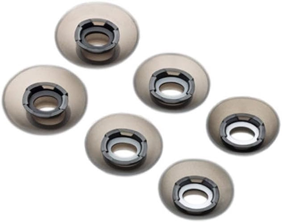 Oordopjes Vervanging - Oorschelpen Set - Muziek Luisteren - Drie Maten - 2 Stuks - Zwart