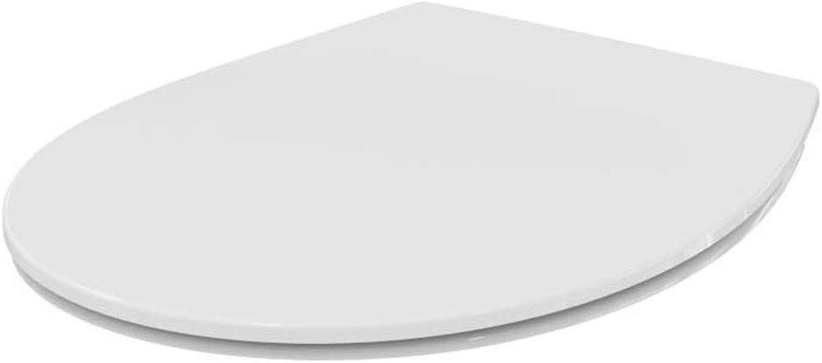 Toiletzitting - WC Deksel - Badkamer Vernieuwen - Sandwich Stijl - Ronde Vorm - Wit
