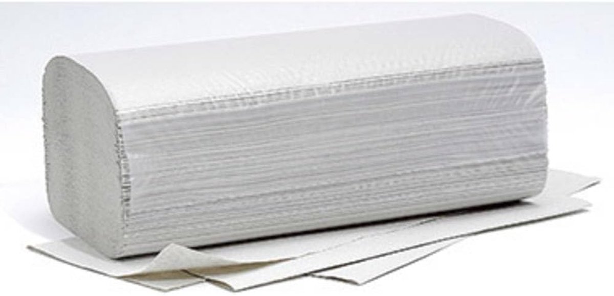 Vouwhanddoeken Papier - Zelfsende Doekjes - Hygiënisch Afdrogen - Volumereliëf Ontwerp - 5000 Stuks - Grijs
