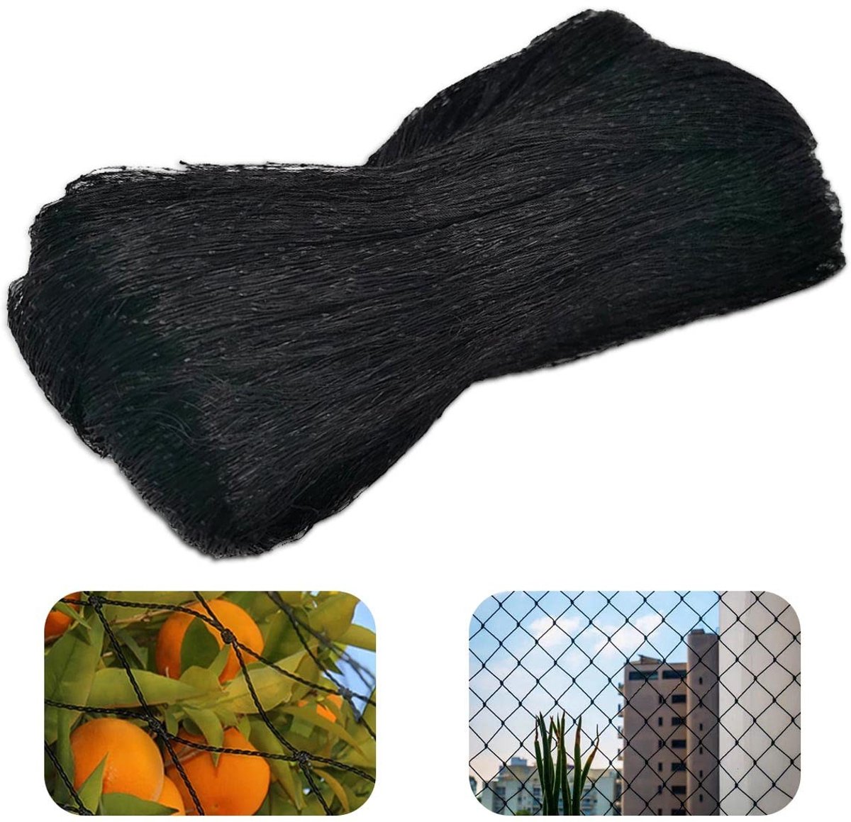 Inovra - Vogelbeschermingsnet 10 x 4 m - Multifunctioneel Nylon Tuinnet