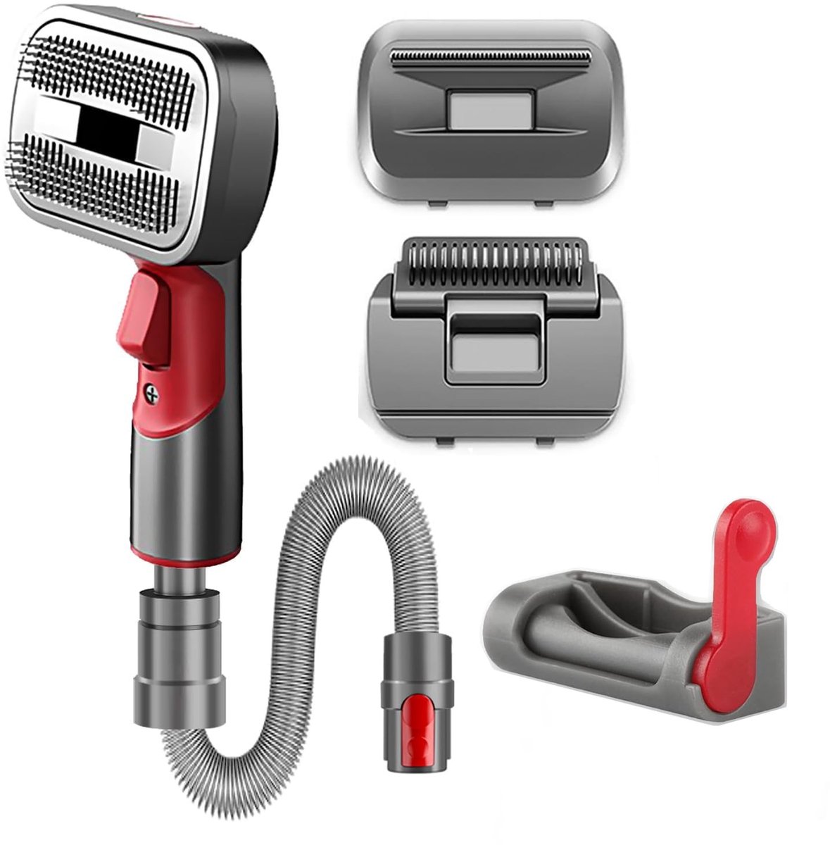 Inovra - Hondenverzorgingsset voor Dyson V7, V8, V10, V11, V12, V15, G5 - Opzetstukken voor huisdieren