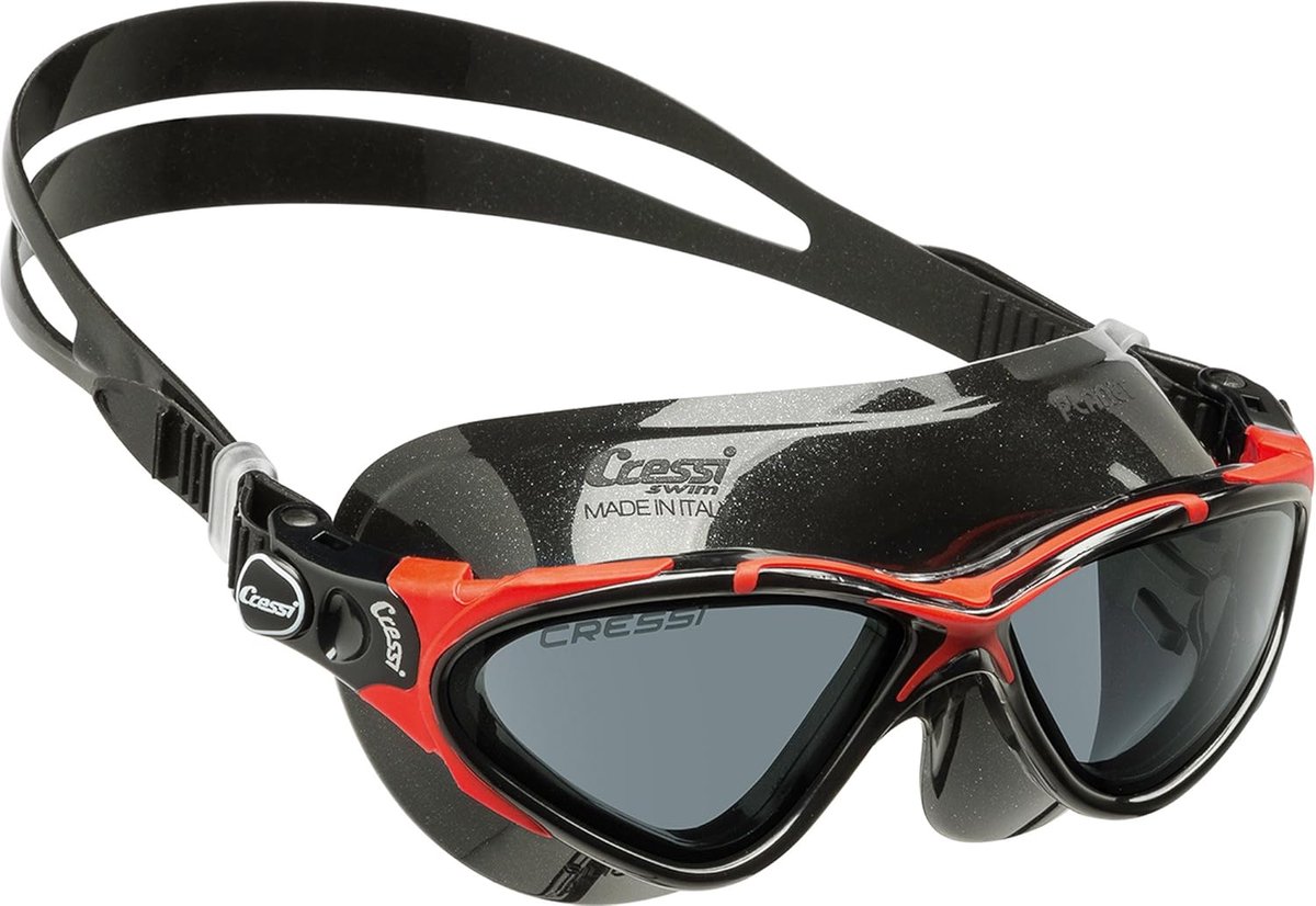 SnelShoppen - Zwembril voor volwassenen - Cressi Planet Goggles - Anti-condens technologie, UV-bescherming, comfortabele pasvorm - Ideaal voor zwembad