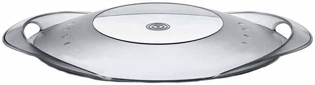 Varoma Deksel Stoomdeksel Keukenmachine Gezond Koken Behoud Voedingsstoffen 385 x 245 x 36 mm Transparant Grijs