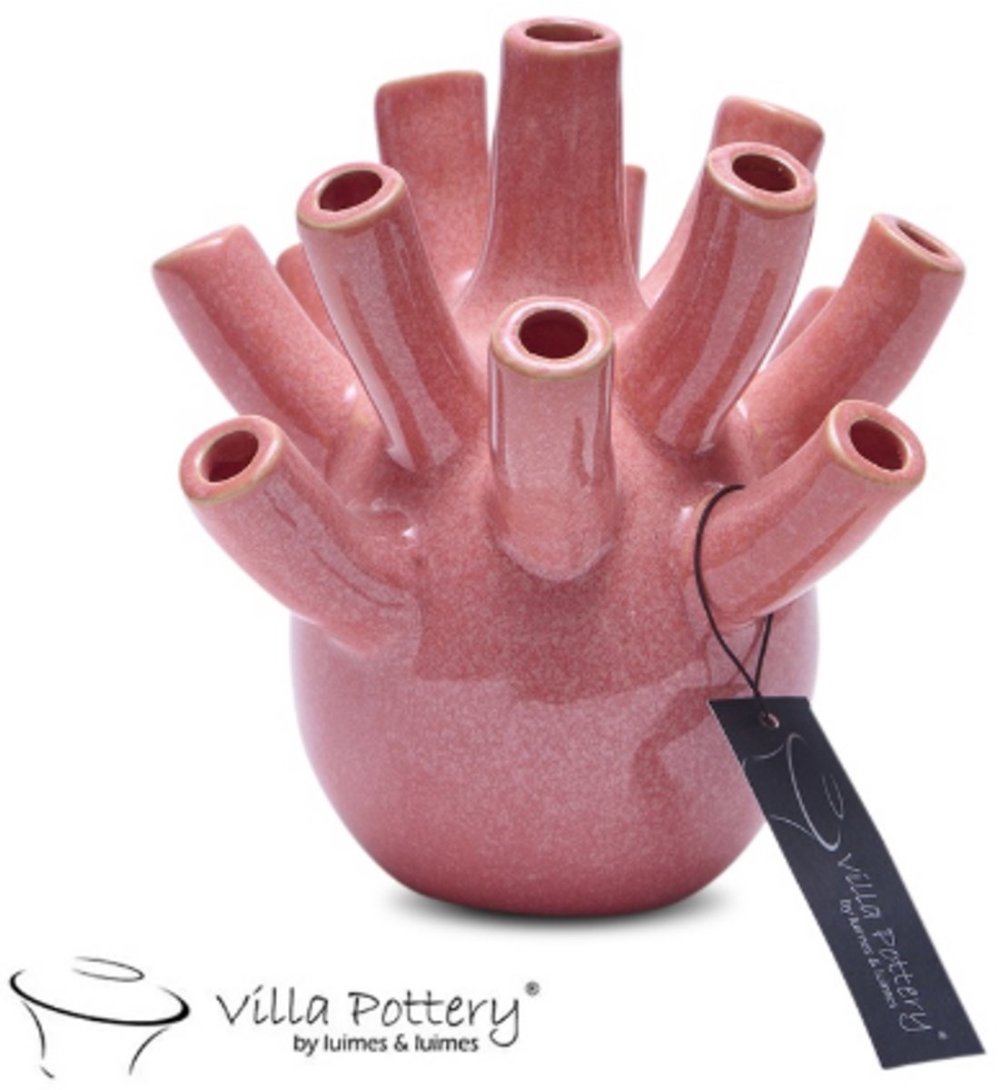 Vaas - Villa Pottery - Woondecoratie - Keramiek - Decoratie - Voorjaarscollectie - Waterdicht - Pinokkio 1_1 Abricot