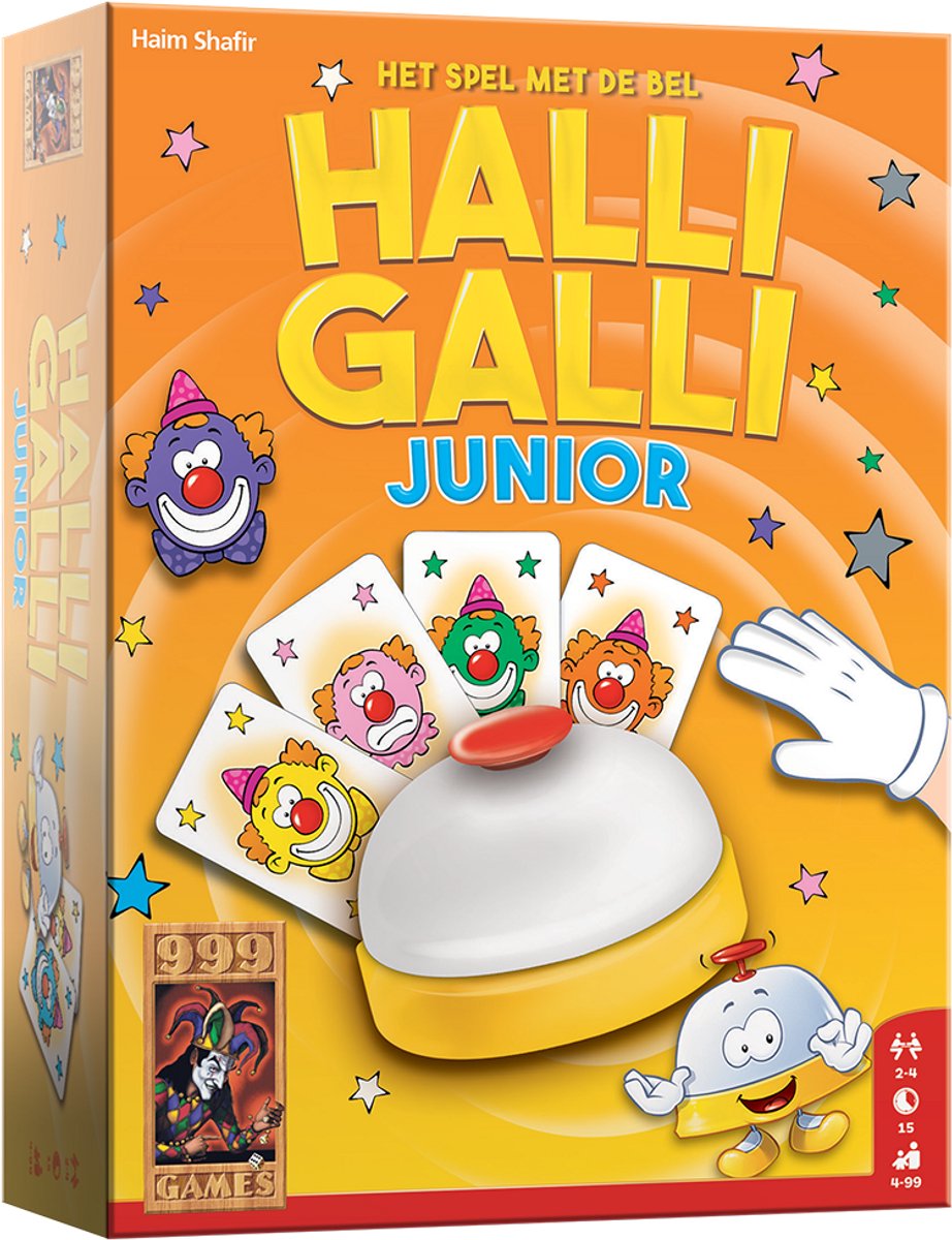 999 Games - Halli Galli - Junior - Actiespel - Vanaf 4 jaar - Kinderspel - Gezelschapsspel - Educatief spel - Reactiespel - Familiespel - Klein cadeautje — afbeelding 2