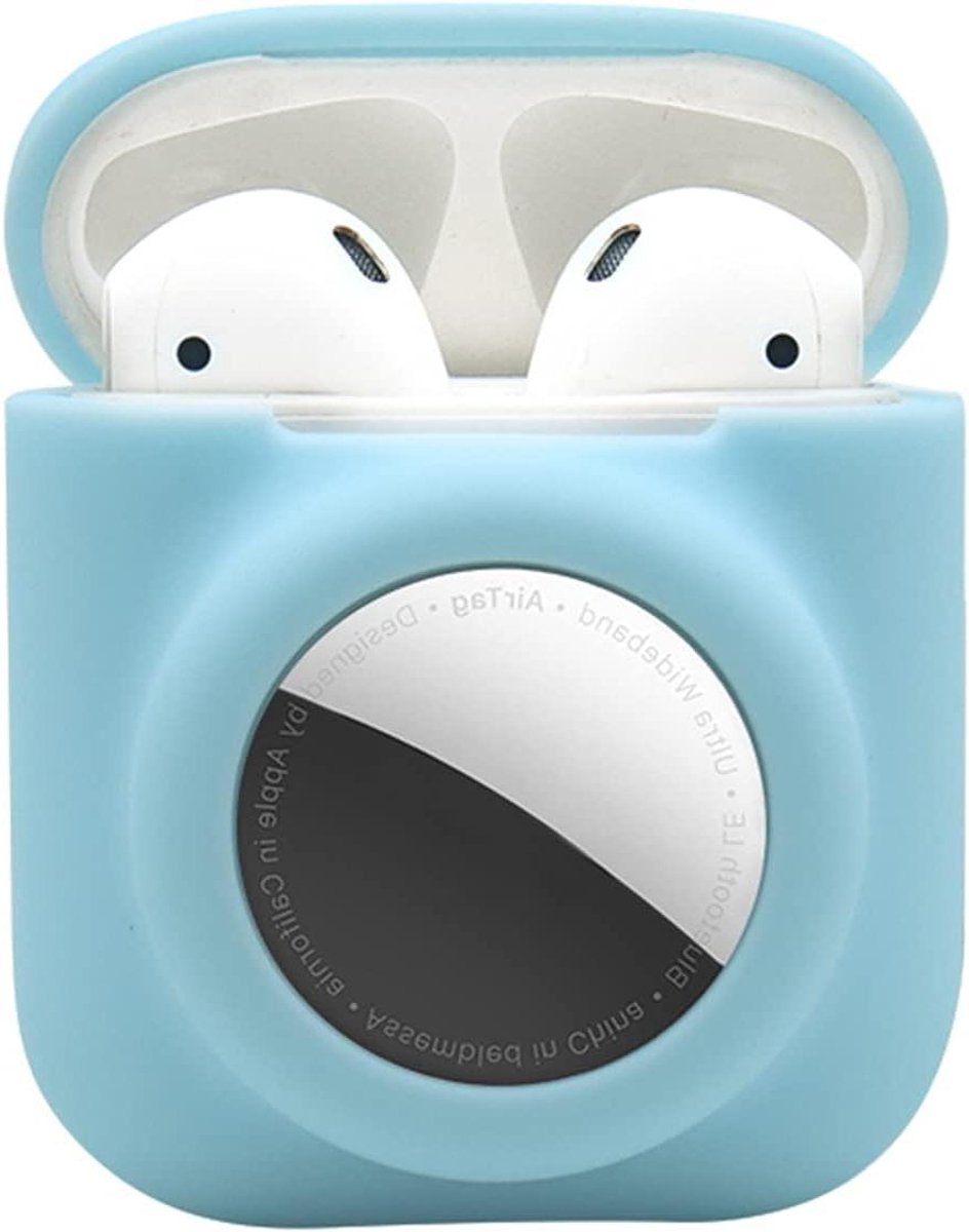 Beschermhoes Combo - Tracker Houder - Veilig Opbergen - 2-in-1 Ontwerp - 10.59 x 9.8 cm - Glow Groen