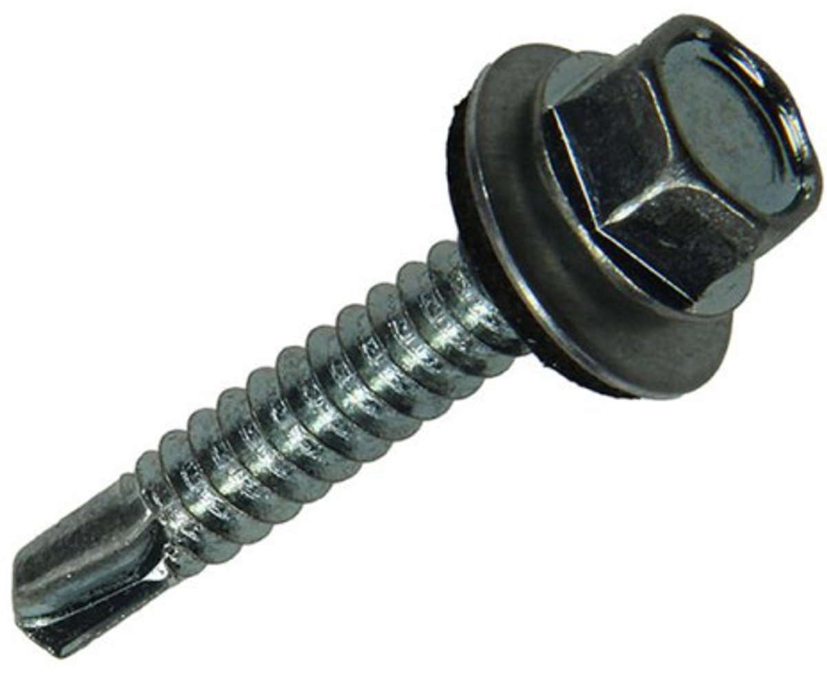 Mack 6-kantschr.teks met epdm ring 6.3x38mm