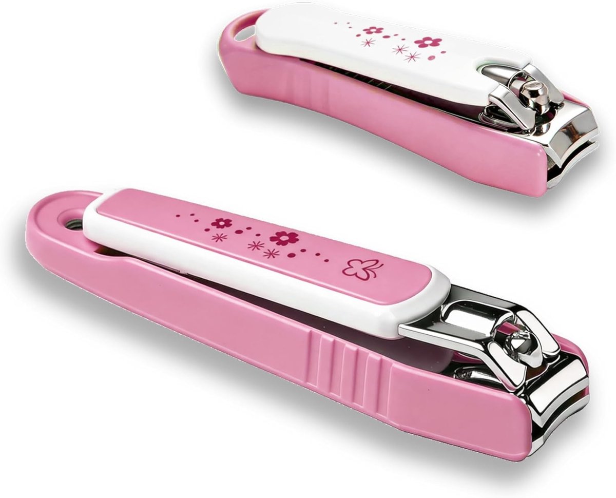 Thijox - Ultra Scherp Nagelknipper Set voor Vingernagels en Teennagels, Roestvrij Staal, Gebogen Mes, Stevig en Duurzaam, Inclusief Nagelvijlen, Perfe