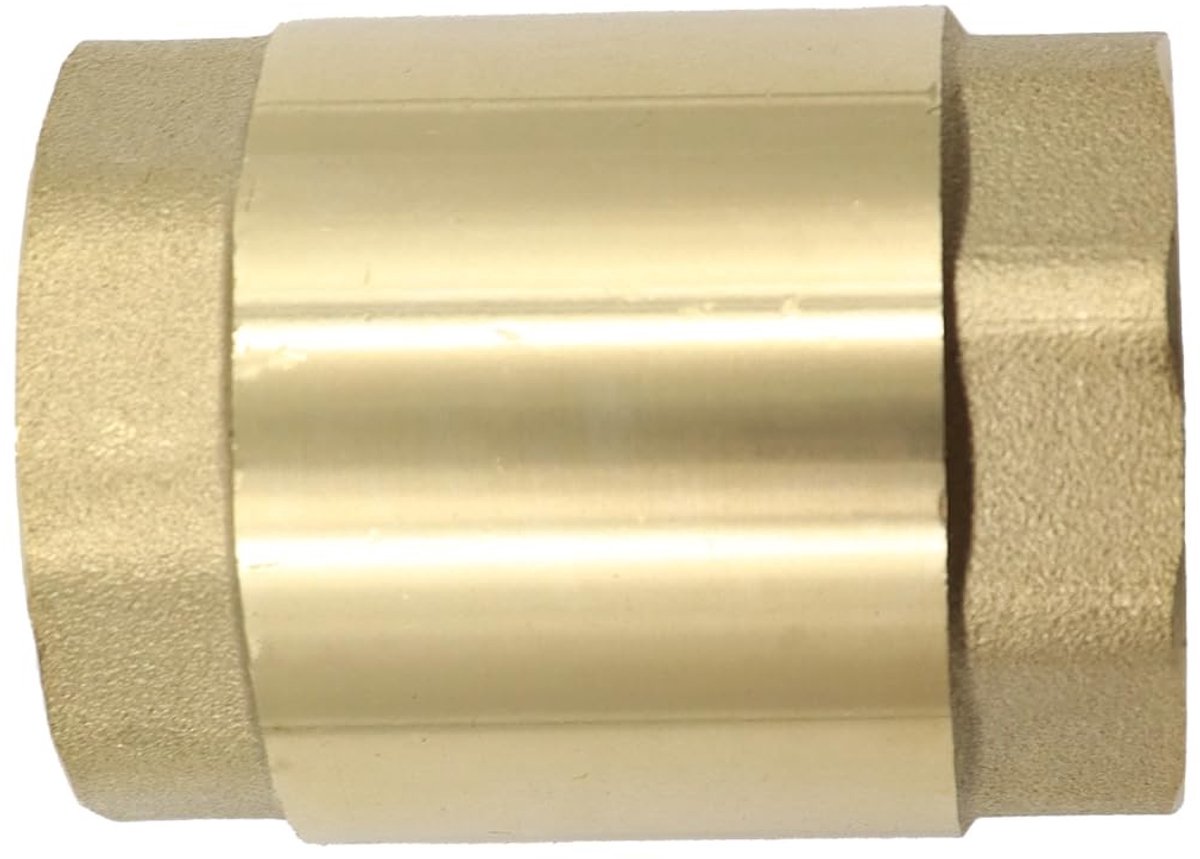 Dailygoods- Terugslagklep Messing - 1/2" Aansluiting - Anti-terugslagmechanisme - Versterkt Membraan - Compact - Harde Afdichtingstechnologie - Waterklep