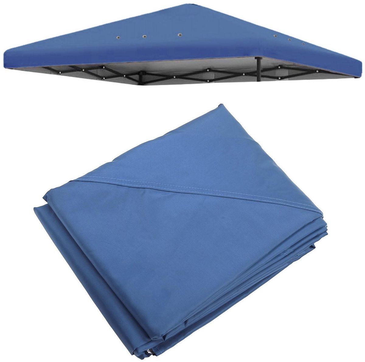 Dailygoods- Vervangend Dak Waterdicht - Opvouwbaar - Luifel voor Tuinpaviljoen - Multifunctioneel Gebruik - Eenvoudig te Installeren - Voor Buitenactiviteiten