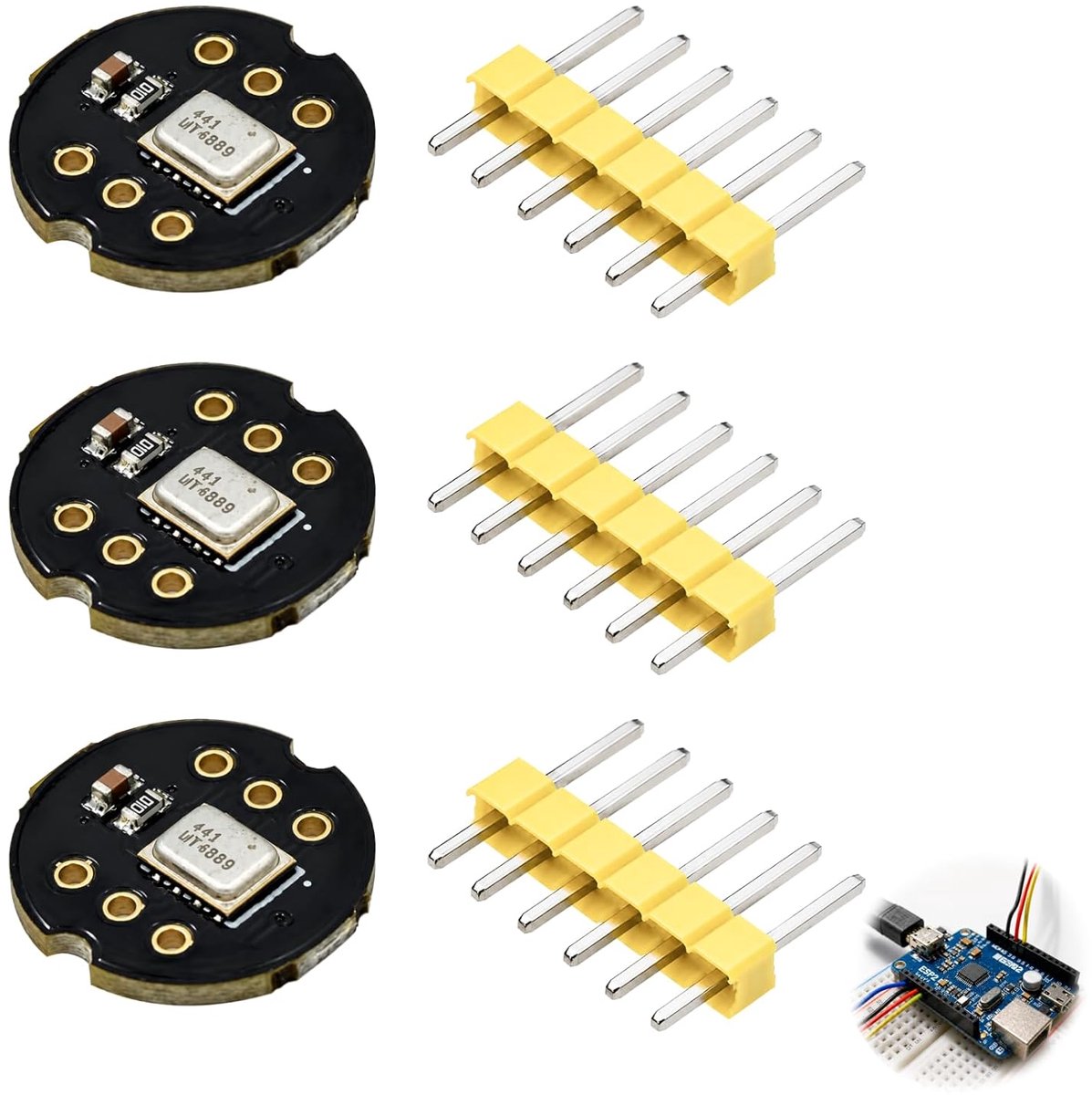 SnelShoppen - 3pcs INMP441 MEMS Microfoon Module I2S 24-Bit, Omnidirectionele Digitale Audio Module voor ESP32 en Arduino, 1.8-3.3V Lage Vermogen Micr