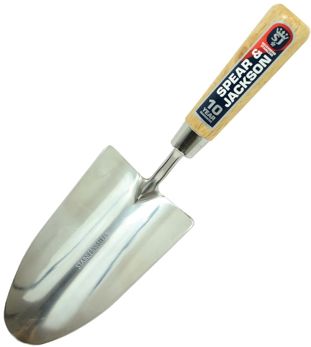 Thijox - Handtroffel Roestvrijstaal 3010TR, Tuingereedschap met Suregrip Handgreep, Ideale Grafhoek, Perfect voor Tuinieren, Plant en Verzorging van P