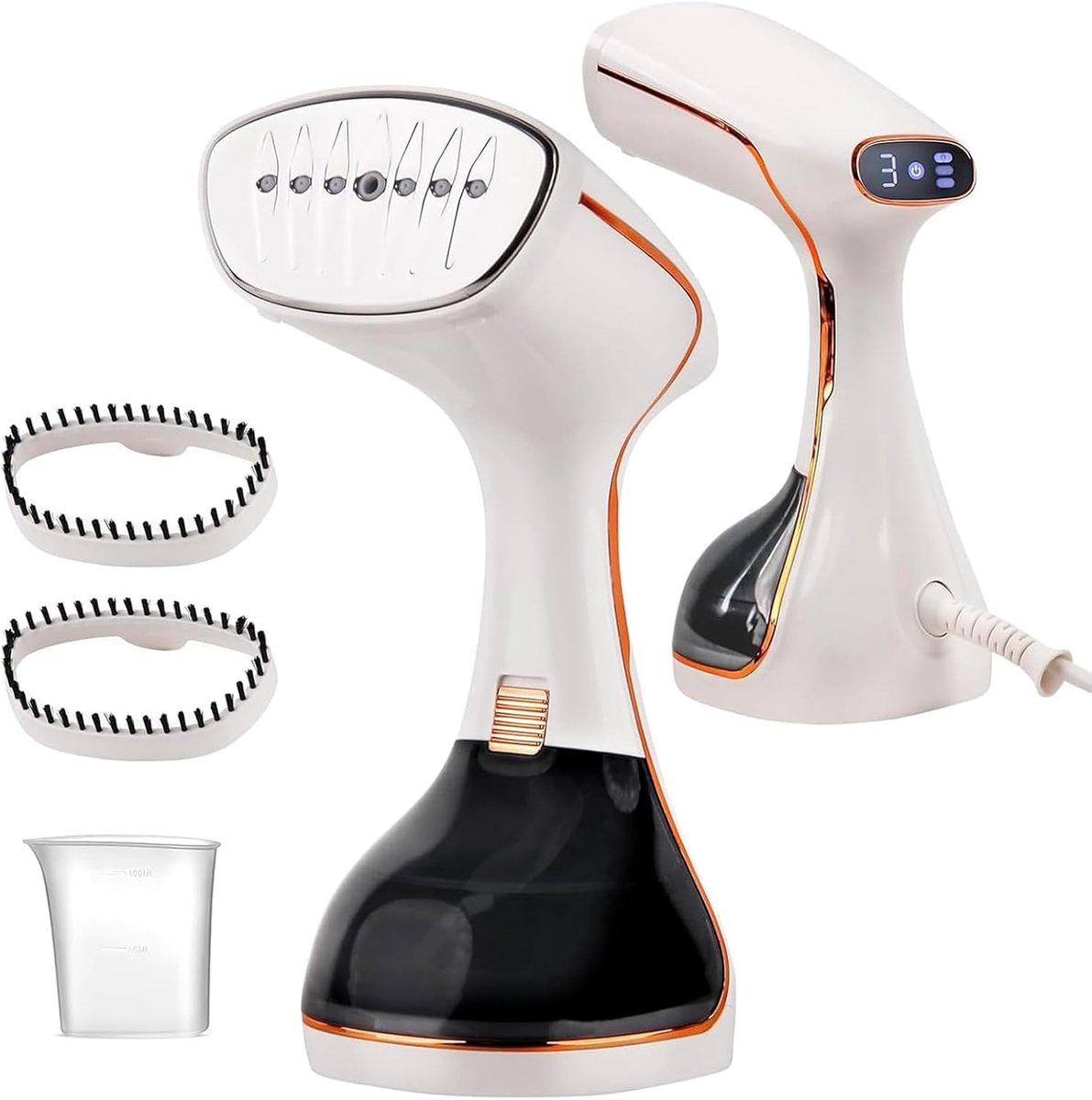 Thijox - Kledingstomer Steamer 1800W Draagbare Stoomstrijker 320ml Met 2 Stoomborstels Voor Thuis, Kantoor, Reizen, Kreukvrije Kleding