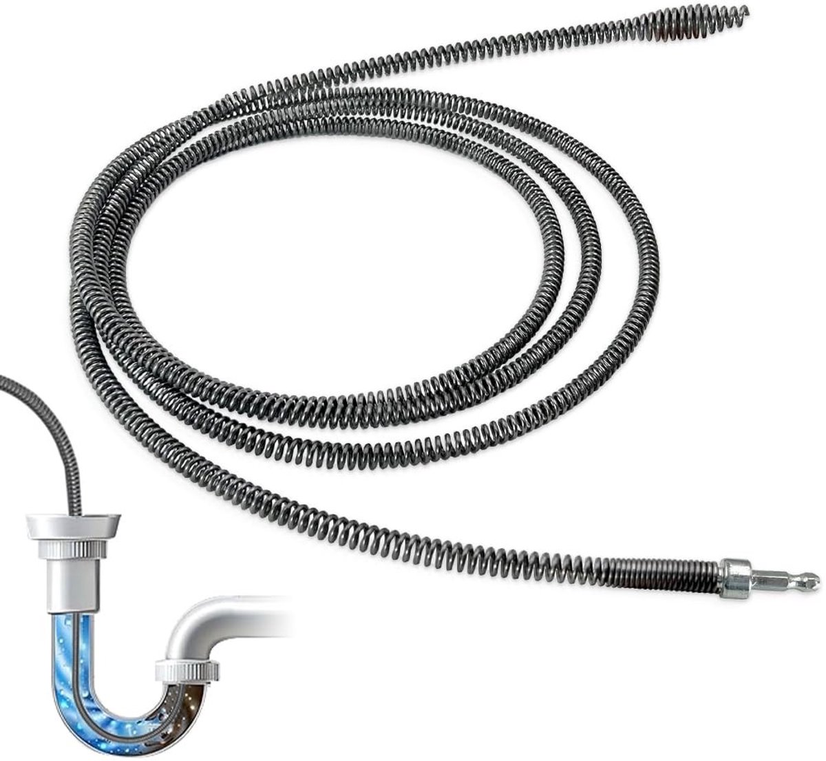 Dailygoods - Universele Afvoerspiraal 3m x 10mm voor Buisreiniging