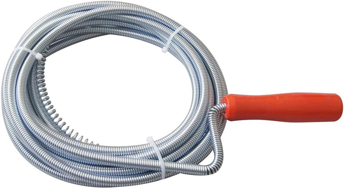 Thijox - Afvoer Ontstopper Auger Snake KATSU 5M x 9MM Flexibele Slang voor Keuken, Sanitair en Badkamer - Ideaal voor Verstopte Afvoeren
