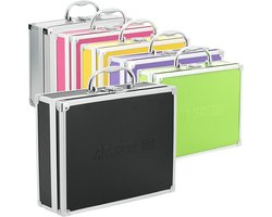 Thijox - ECI AR Carry Box® Kleine Aluminium Koffer - Gereedschapskoffer Leeg 260x210x80mm - Zwart - Schokbestendig en Opbergoplossing voor Gereedschap