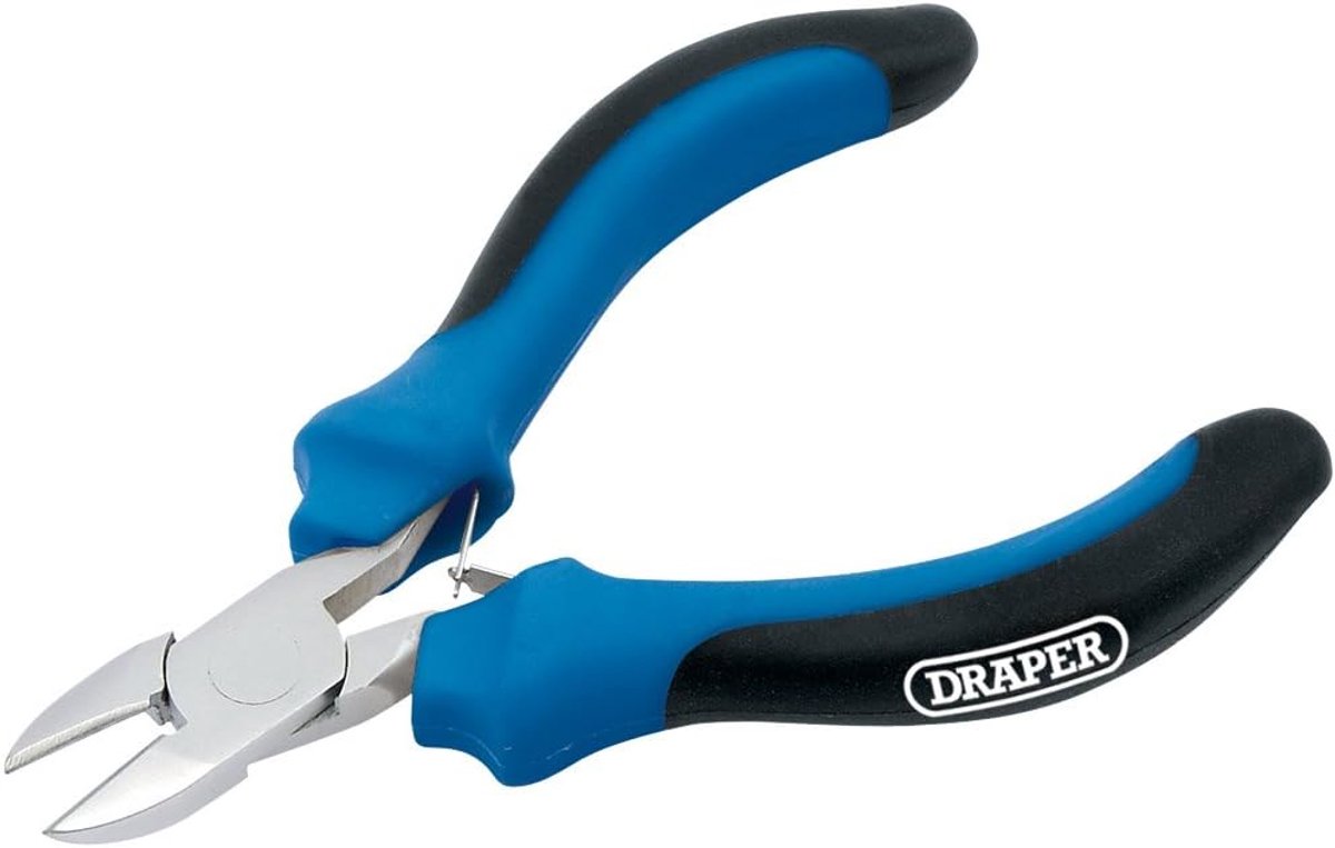 Thijox - Mini Diagonale Zijsnijder 110mm - Professionele Koolstofstaal Snijder - Inductie Gehard - Blauw - Perfect voor Tuin, Keuken en Hobbyprojecten