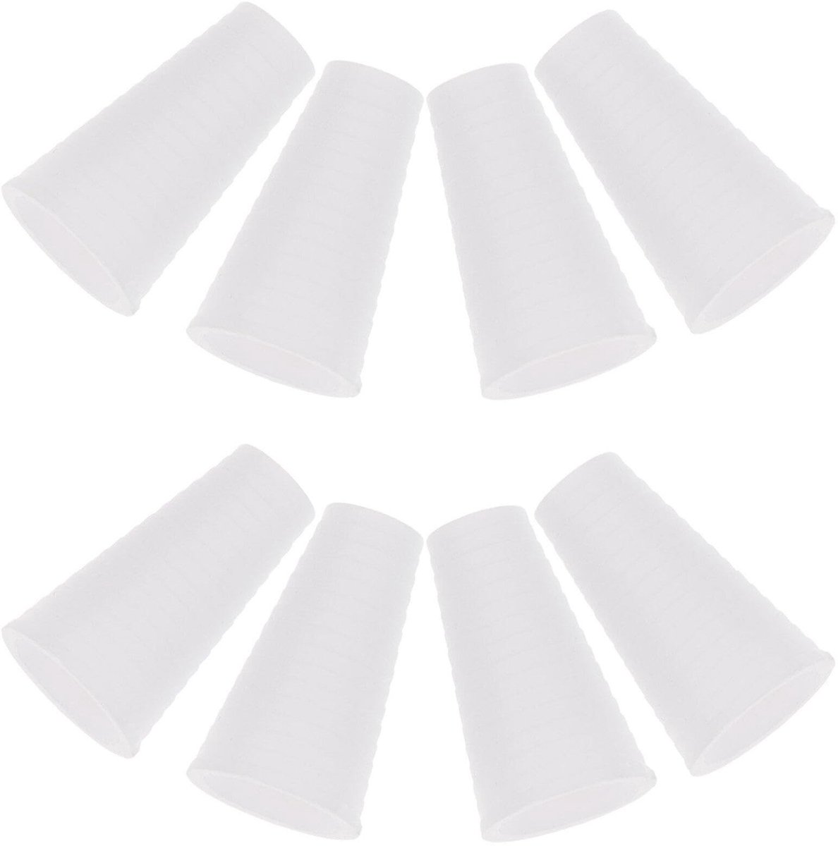 Dailygoods- Touwknoppen Set van 15 - Kunststof - Knoppen voor Raamgordijnen - Trekstang - Compatibel met Kabelgordijnen - Wit - Hoogwaardig Materiaal - Koordknoppen