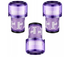 AreoSe - HEPA-filter voor Dyson V12 Detect Slim Absolute HEPA - 3 stuks