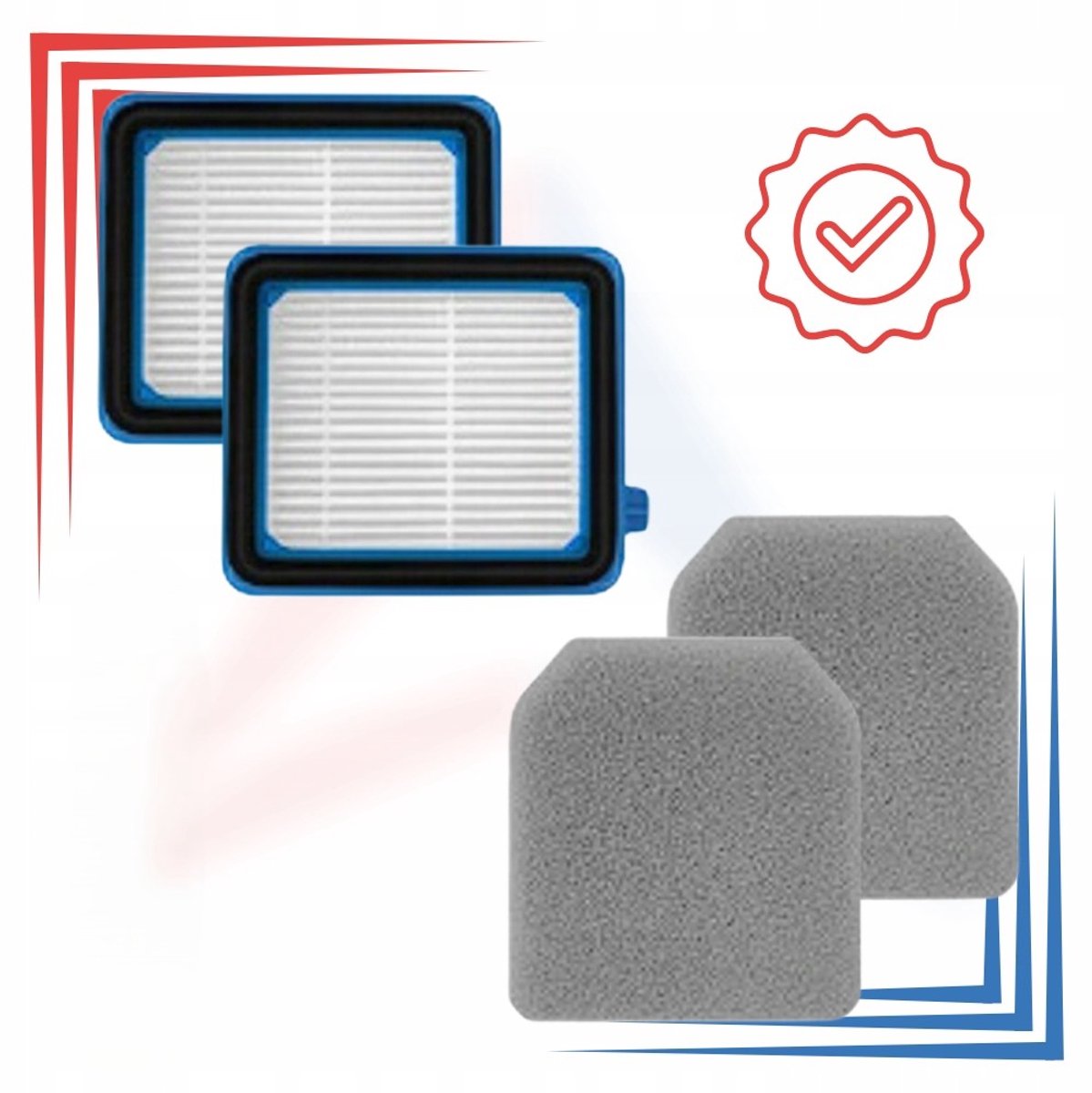 AreoSe - HEPA-filter voor Electrolux WELL Q6 / Q7 / Q8 ESKW1 - 4 stuks