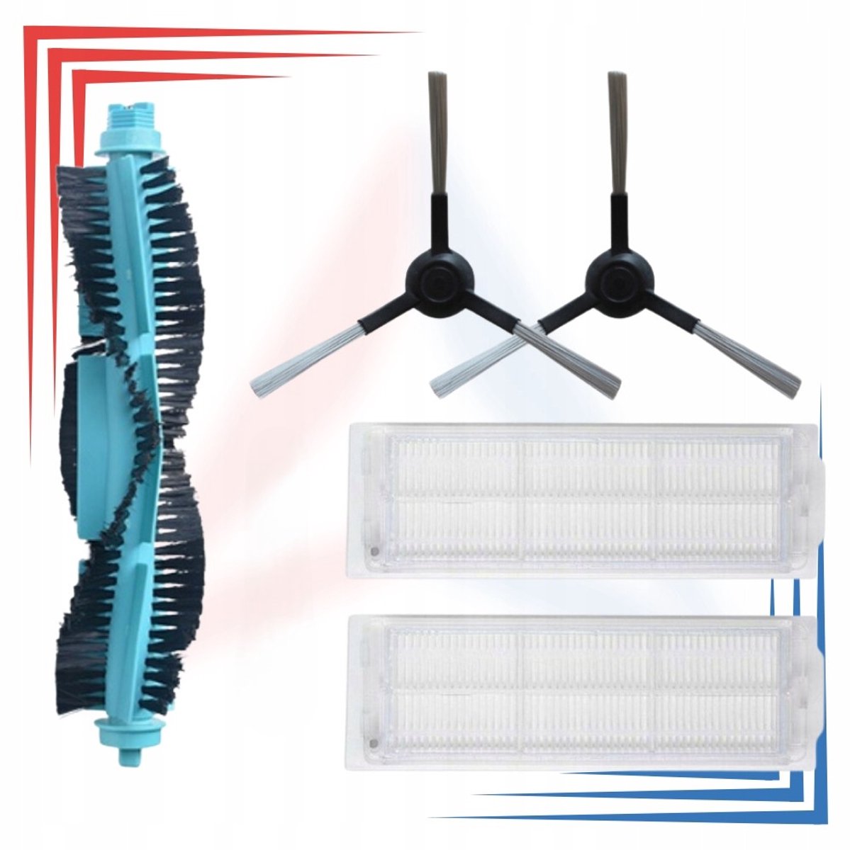 AreoSe - Onderhoudsset met filters en borstels voor Xiaomi Mi Robot Vacuum Pro / Viomi V2 V3 SE