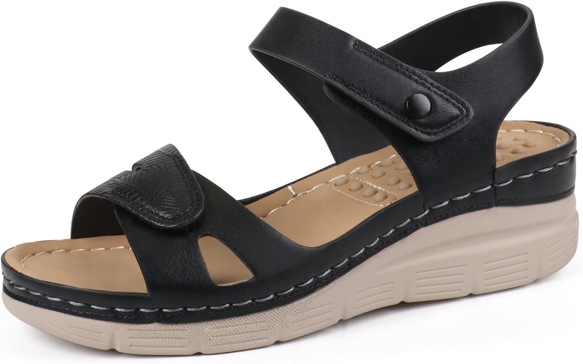 Comfortabele wandelsandalen voor dames, orthesandalen met ondersteuning van de voetboog