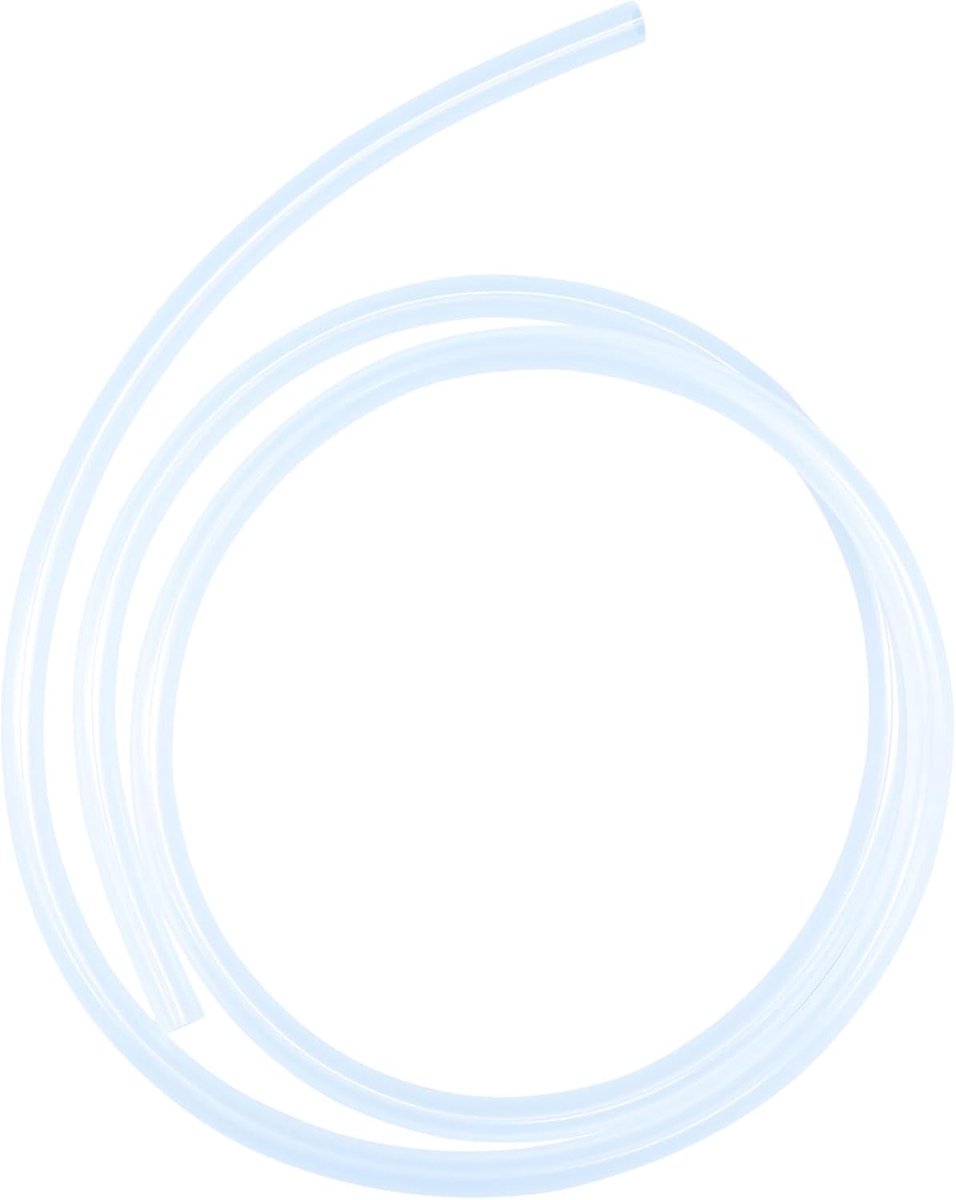 siliconen buis, lengte 1,5 meter, 3 mm binnendiameter x 7 mm buitendiameter, flexibele voedingskwaliteit slang, water- of luchtslangpijp voor pompoverdracht