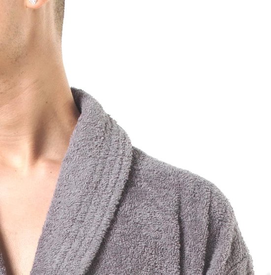 Towel Elegante badjas voor dames en heren, 100% katoen, 500 g/m², met capuchon of zonder capuchon, zacht en absorberend voor douche, spa en zwembad — afbeelding 4