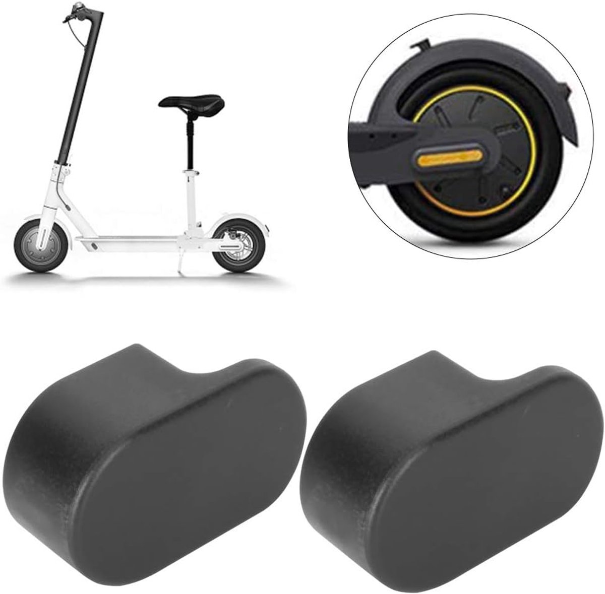 Scooter Achterspatbord Haak Spatbord Scooter Haken 2 Stuks Elektrische Scooter Skateboard Achterspatbord Haak Onderdelen Sories Voor