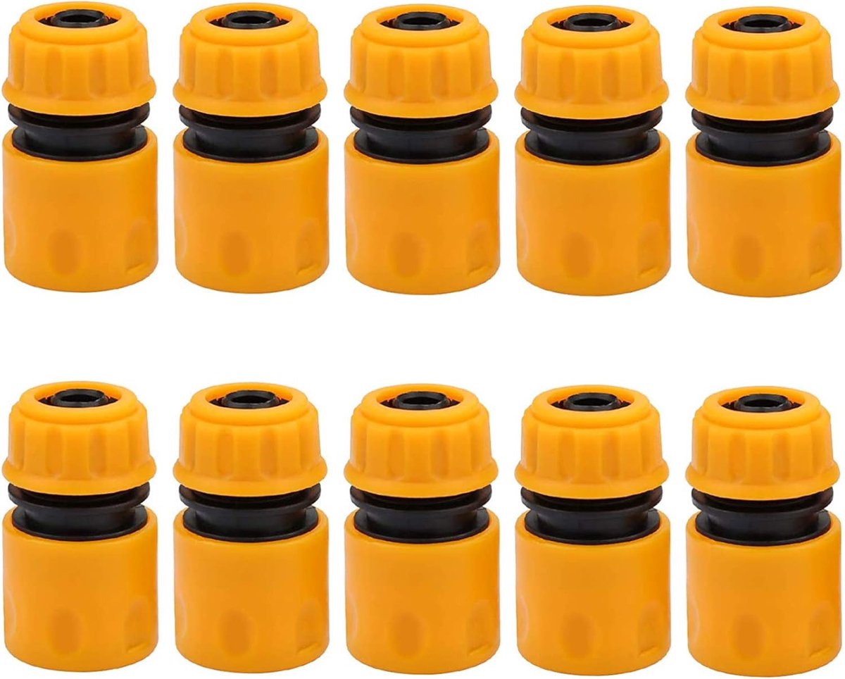10 stuks 1/2 inch kunststof slangkoppeling perslucht snelkoppeling tuinslangadapter voor tuinslang aansluitslang tuingereedschap