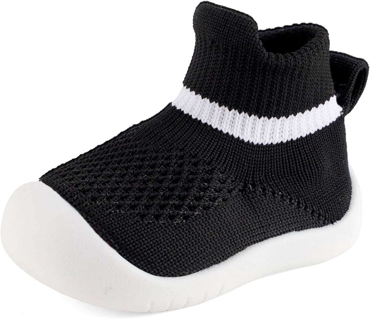 Eerste stappen, 6-36 maanden, sokken met rubberen zool, pantoffels voor jongens en meisjes, babyschoenen