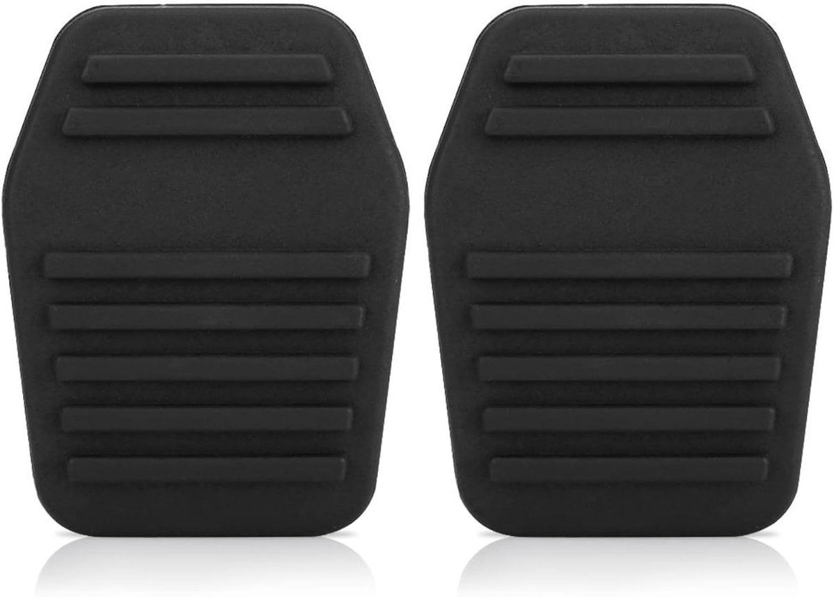 Auto Koppeling Rempedaal Rubber Pad Cover - 1 Paar Remkoppeling Rubber Voetpedaal Pad Cover voor Transit MK6 MK7 2000-2014