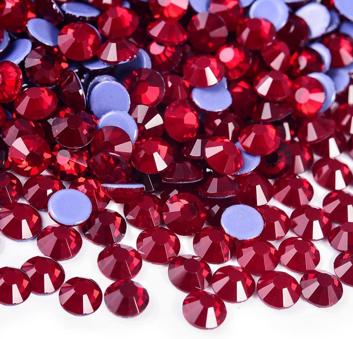 steentjes, 1440 stuks kristallen hotfix strass glas strass steentjes ronde kristallen edelstenen glazen stenen voor kleding schoenen doe-het-zelf ambachten benodigdheden (donker