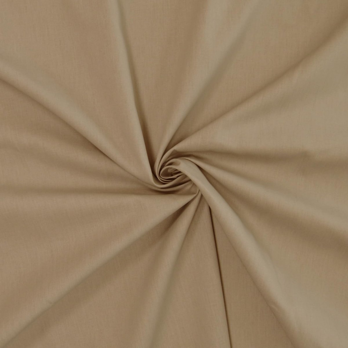 designers-factory Popeline 100% katoen, verkrijgbaar in meer dan 20 verschillende kleuren, verkoop per coupon (1 m bij 1,46 m, beige)