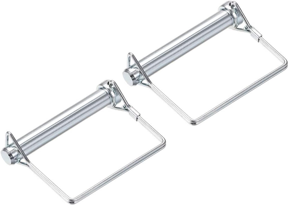 sourcing map 2 stuks boerderij aanhanger wagen gazon tuin vierkant golfbeveiligingspen koppelingspen 12 mm x 80 mm