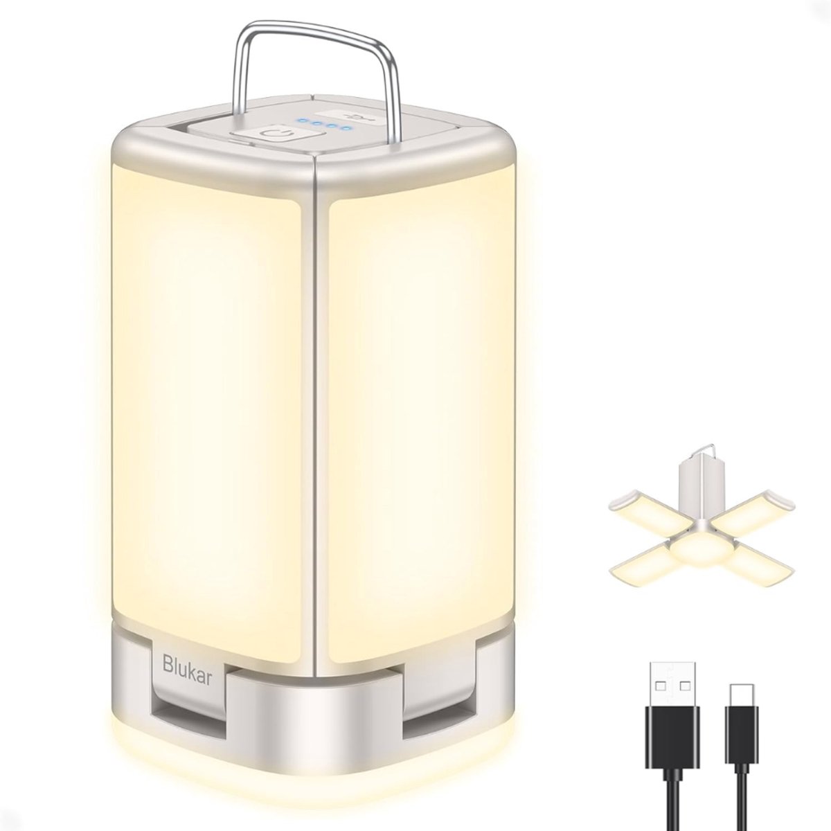 ZRNS® Noodlamp bij Stroomuitval - Oplaadbare Lamp LED - Camping Lamp