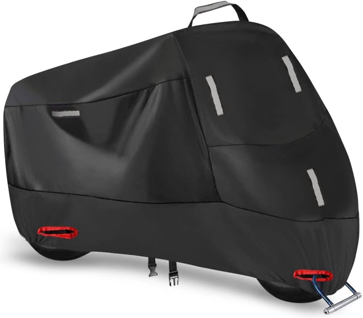 Motorfietscover 300D 3XL - Waterdicht - UV en stofbescherming - Ideaal voor buitengebruik - SnelShoppen