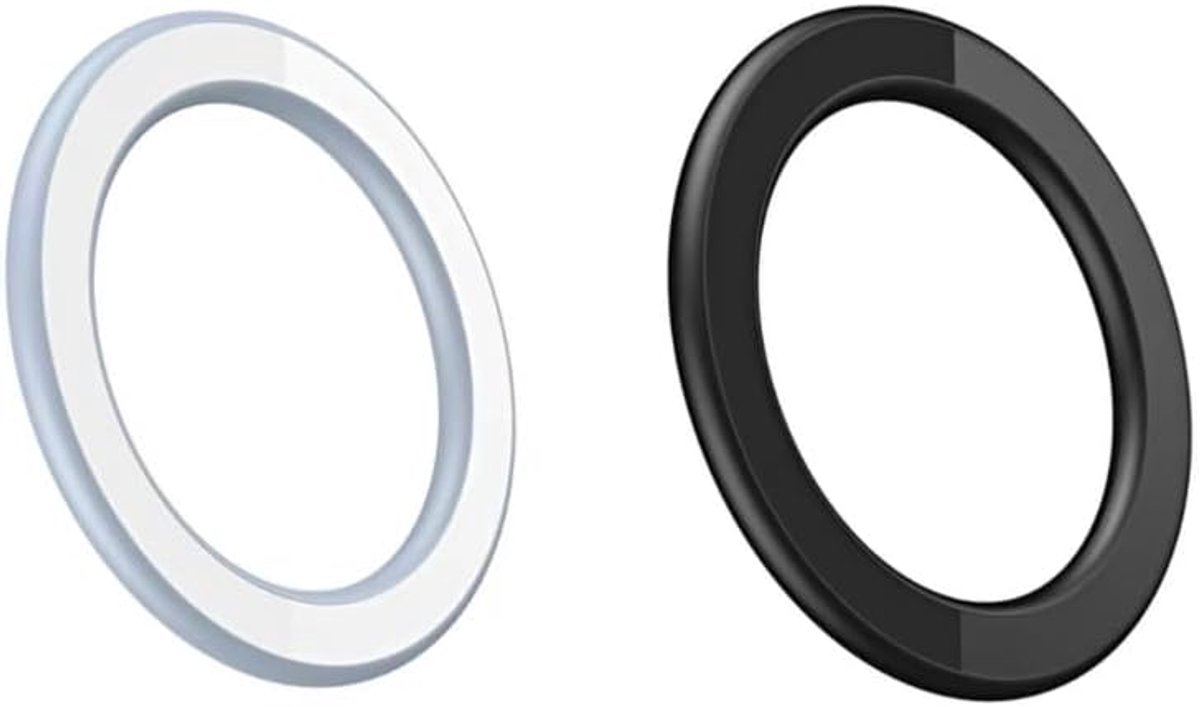 2 Pack | Magnetische Wandhouder voor Mobiele Telefoon voor iPhone 15, 14, 13, 12 Pro Max | Sterke Magneet met Kleefstof | Handsfree Gebruik voor Keuken, Badkamer, Auto, Kantoor (Blauw en Zwart)
