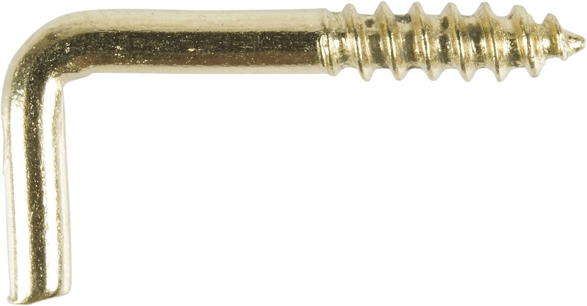 85250 schroefgat, messing, goudkleurig, 2,5 x 20 mm, 8-delige set