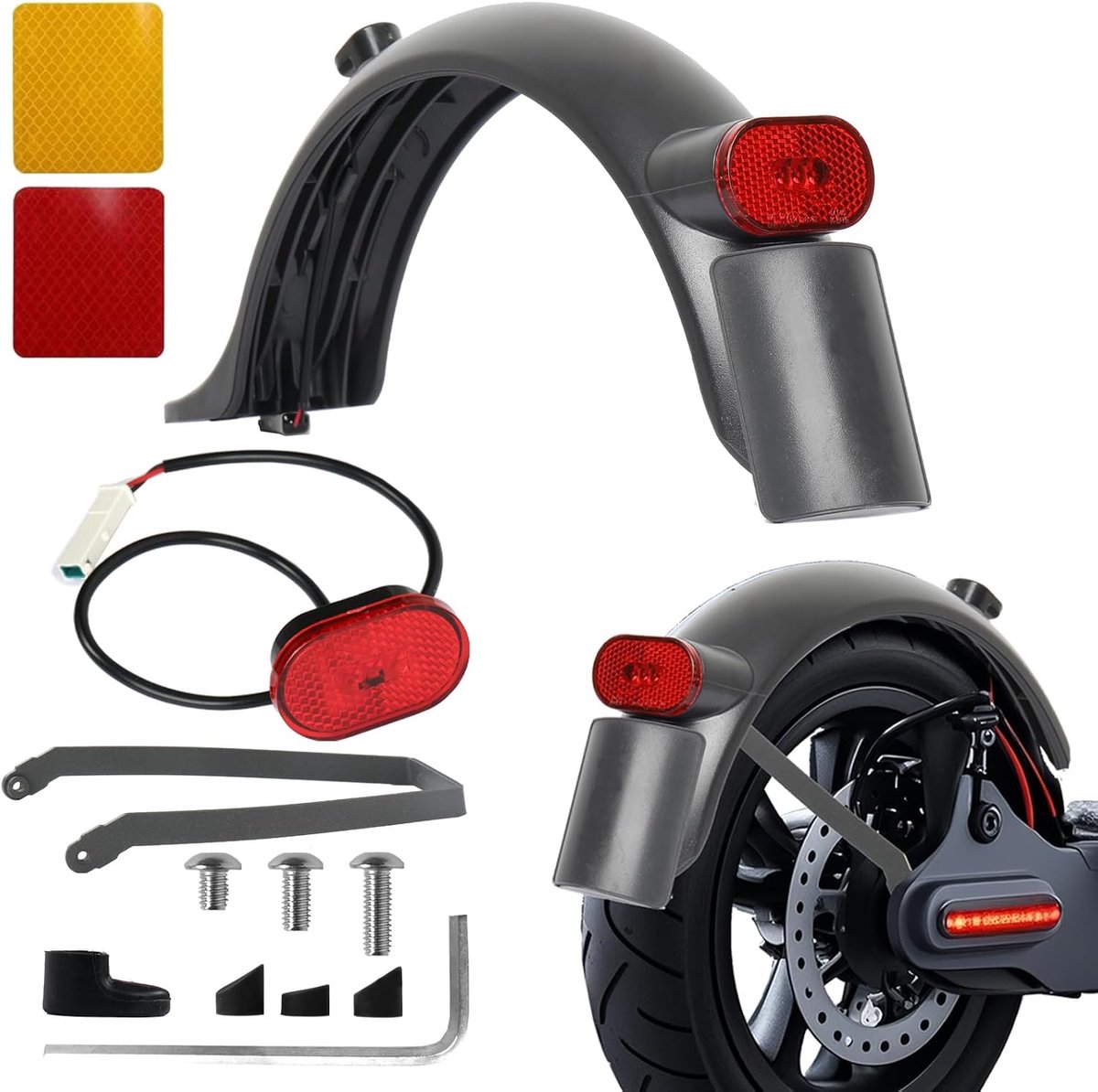 Spatborden voor scooter, compatibel met Xiaomi M365 S1 Pro Pro2 Essential elektrische scooter