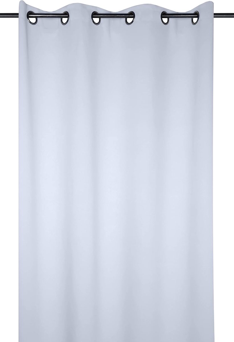 CASA Gordijn ondoorzichtig, polyester, wit, 250 x 135 cm