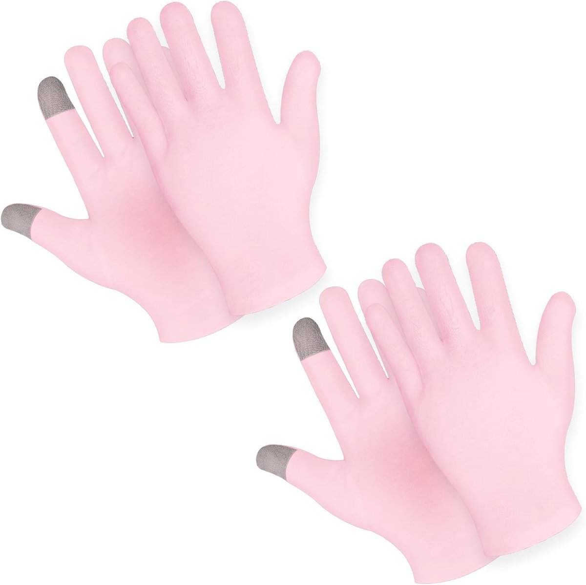 Vochtinbrengende handschoenen voor nacht, met touchscreen-ondersteuningsfunctie, droge handen, eczeem en spabehandeling