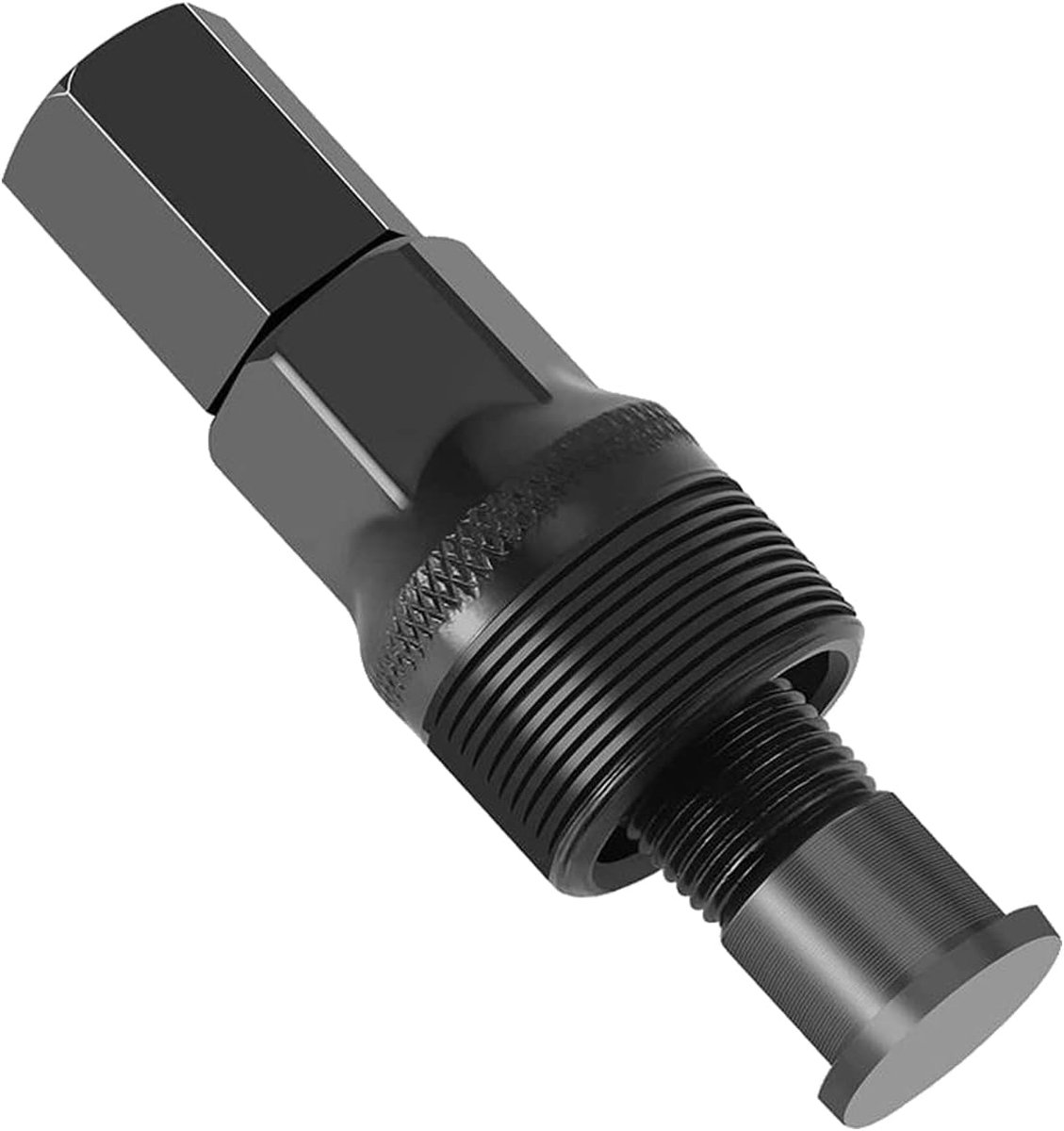 cranktrekker, gereedschap cranktrekker verwijderaar zwart afneembare kop fiets compacte crankset fietsreparatie fietsen binnenlagerverwijderaar voor fietsen reparatie