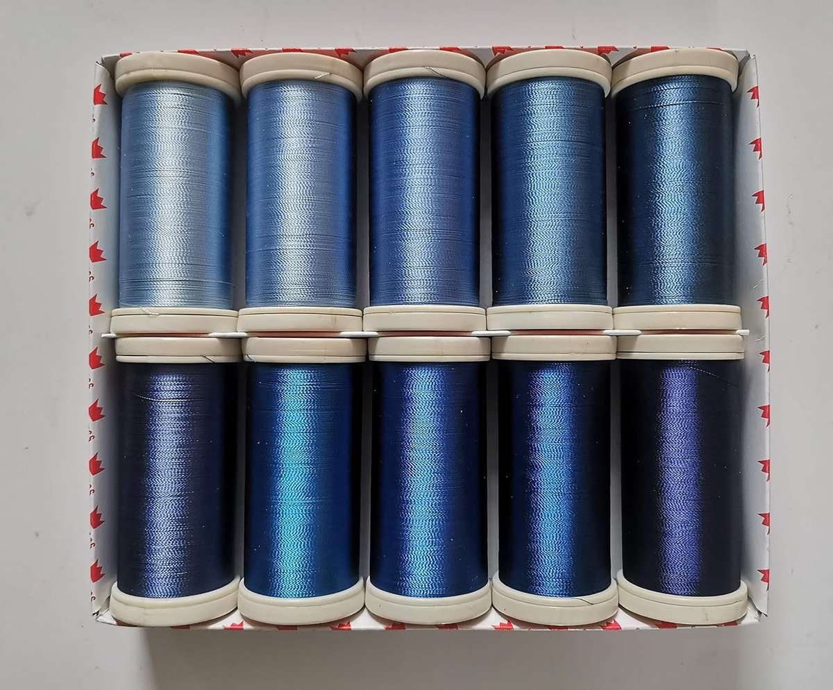 Tones (Set 4) 10 Spoel Pack - Prinses Borduurgaren 1000m Rayon 40's