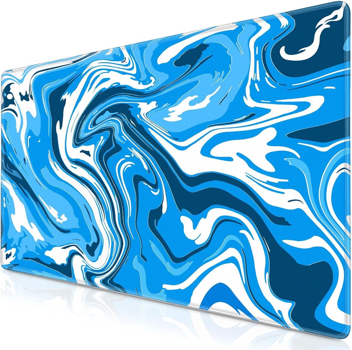 Gaming muismat XXL 900 x 500 mm - Flowing Art design - Waterdicht en antislip - Verbetert precisie en snelheid - SnelShoppen