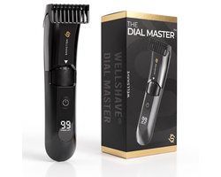 Wellshave Baardtrimmer Dial Master - Baardtrimmer Mannen - Trimmer voor Baard & Lichaam - Beard Trimmer - Snor trimmer - IPX7 Waterdicht - LED-display
