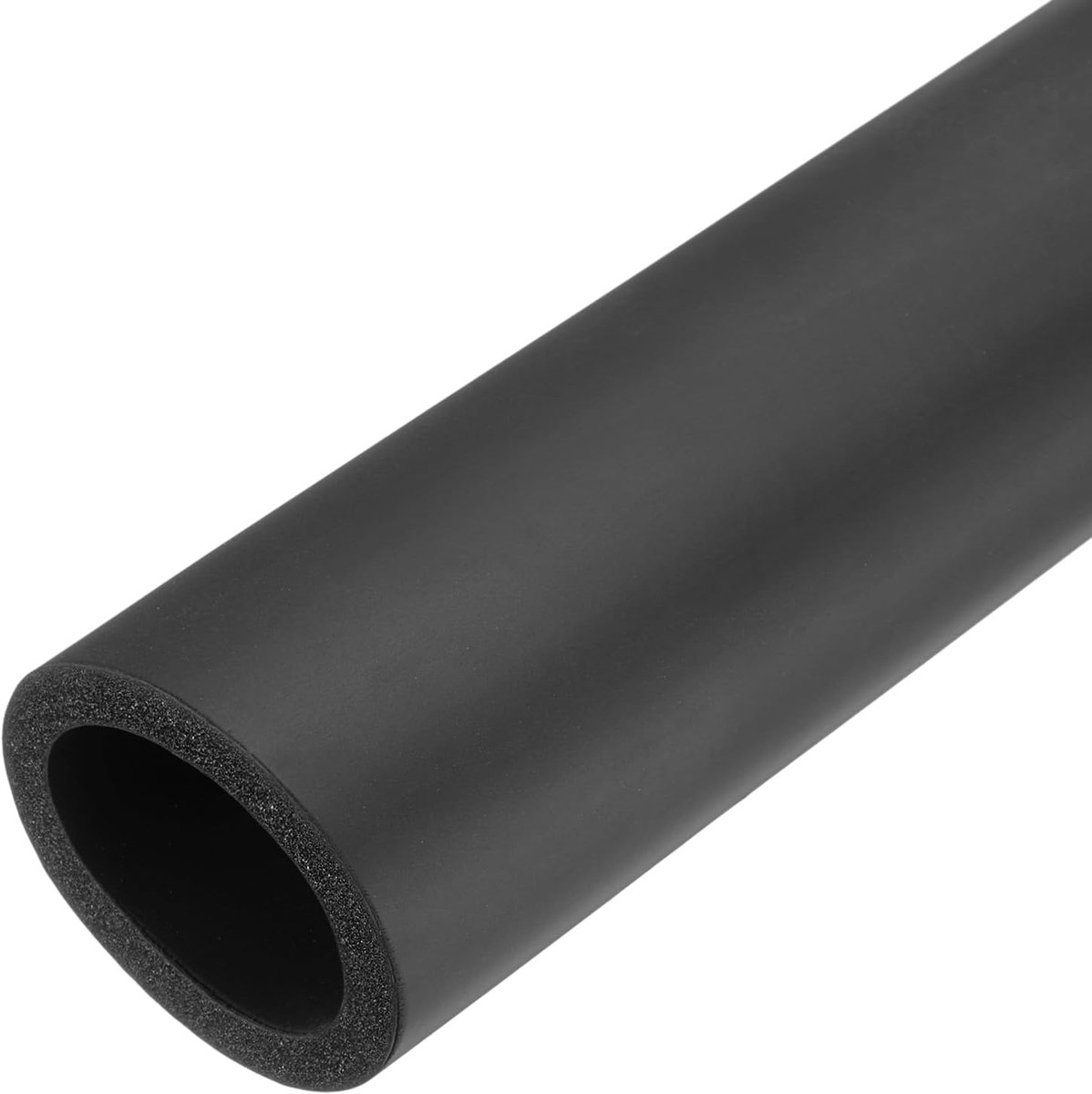 Schuimisolatiebuis, isolatiehuls voor pijp, 40 mm (1 9/16") binnendiameter (ID), 50 mm buitendiameter (OD), 20 inch, warmtebehoud voor handgreephouder, zwart