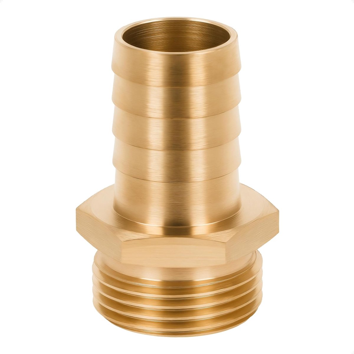 messing slangkoppeling met BSP schroefdraad 19 mm x 3/4 inch M