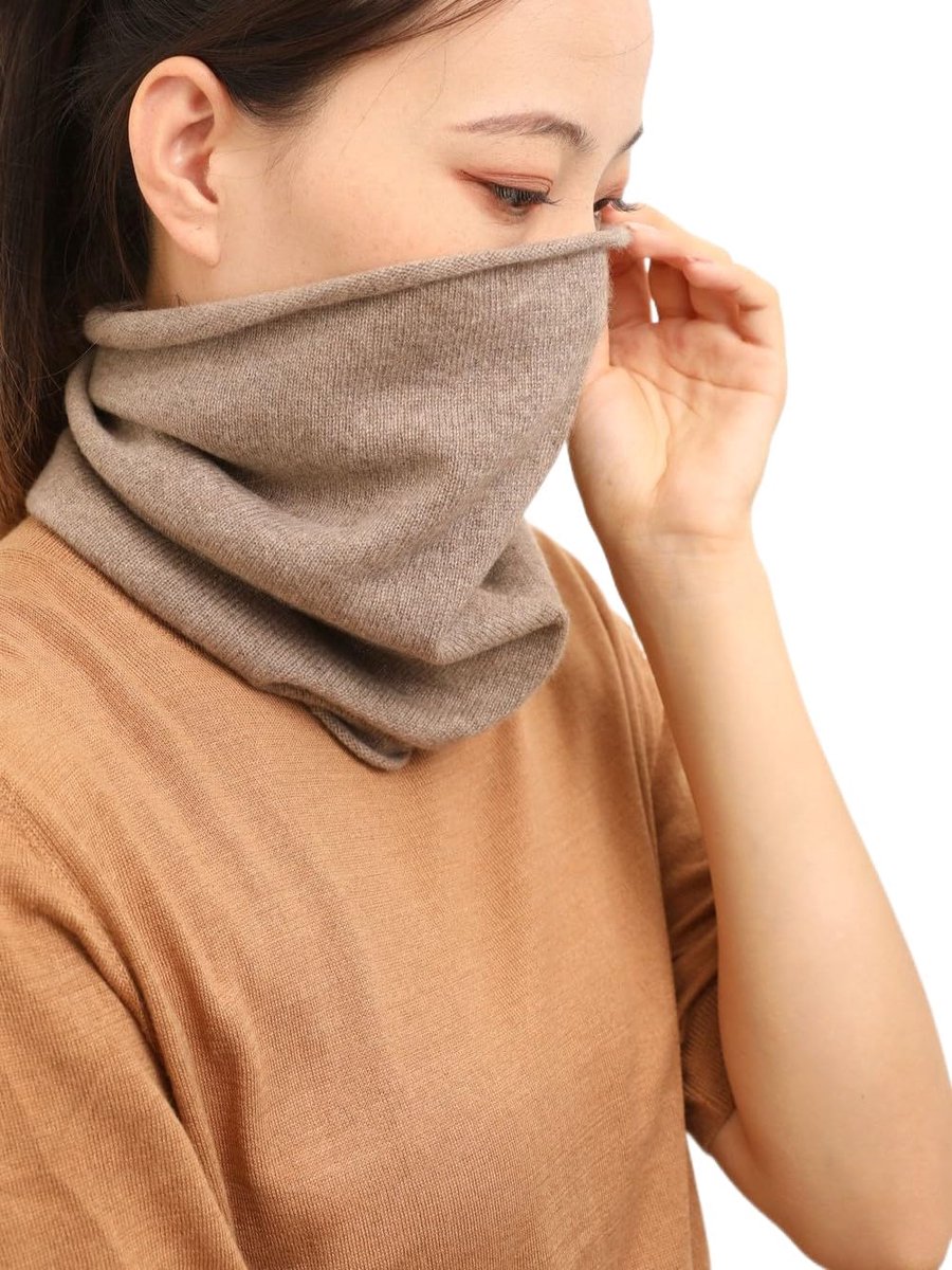 colsjaal voor dames en heren, warme kasjmier, ronde sjaal, ronde halsdoek, wintersjaal